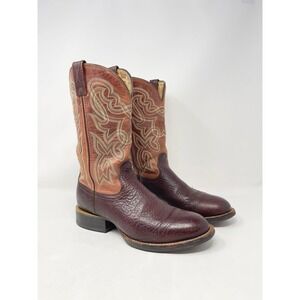 Twisted‎ X Western Cowgirl Boots Womens 8.5B Brown Leather Embroidered Round Toe